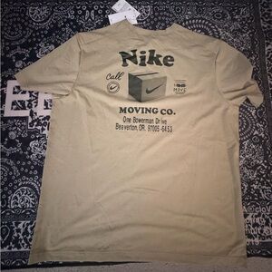 Nike Tan Graphic Tee